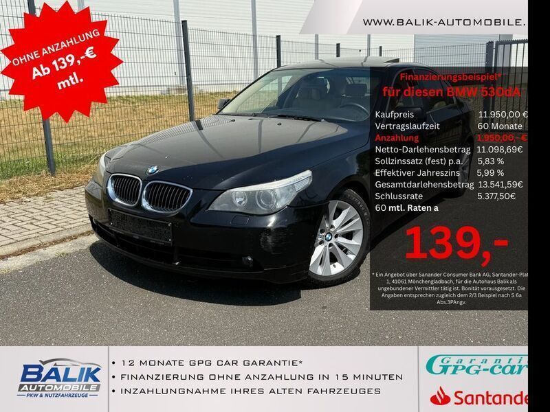 Black sapphire metallic Gebraucht 2003 BMW 530 Performance Limousine | 10.450 € (Etwas zu teuer) - Bild 1/4
