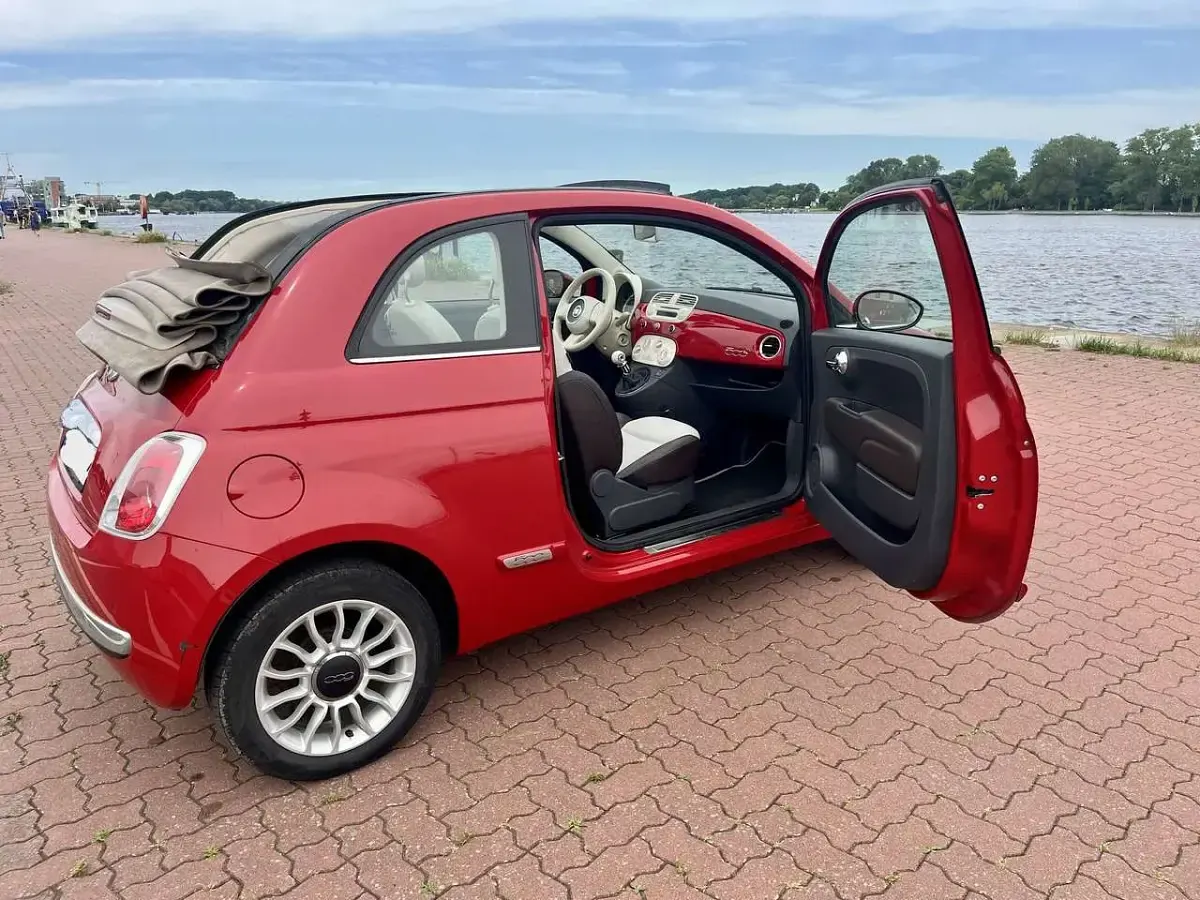 Gebraucht Fiat 500C Pop 69 PS (50 kW) 2014 Rot Cabrio