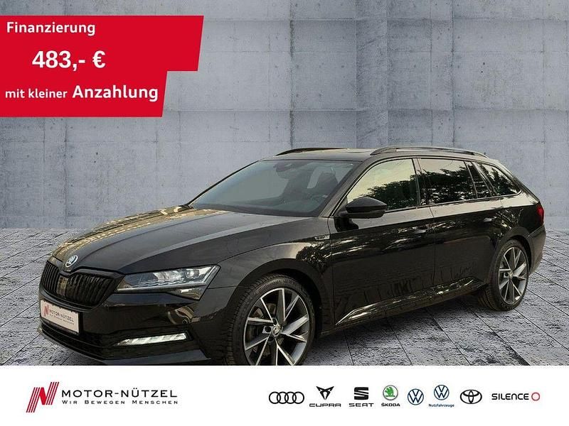 Schwarzmagic perleffekt Gebraucht 2021 Skoda Superb SportLine Kombi | 27.990 € (Teuer) - Bild 1/4