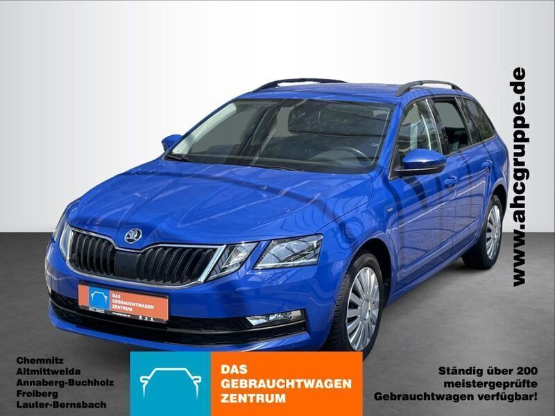 Energyblau uni Gebraucht 2018 Skoda Octavia Clever Kombi | 15.890 € (Fairer Preis) - Bild 1/4
