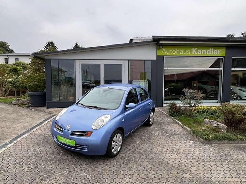 Blau Gebraucht 2004 Nissan Micra Acenta Kleinwagen | 4.500 € (Teuer) - Bild 1/4