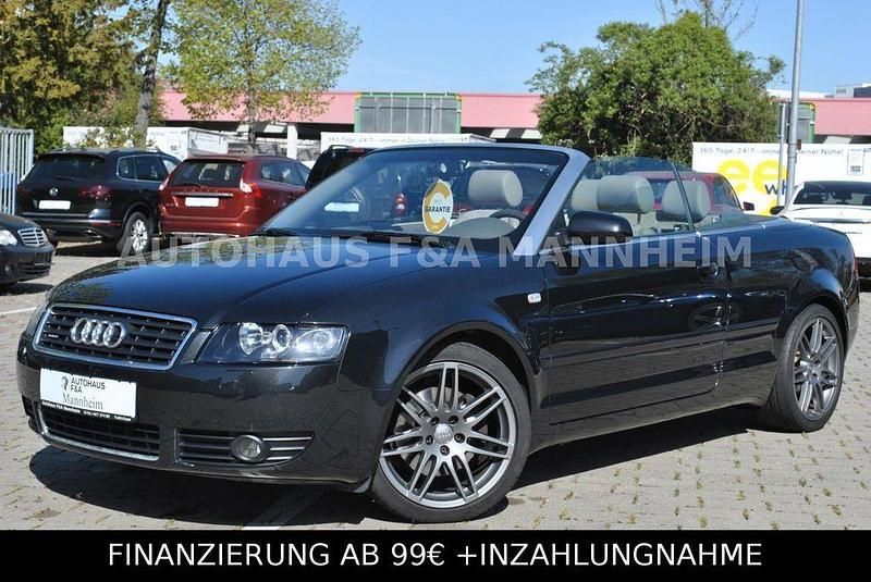 Schwarz Gebraucht 2003 Audi A4 Cabriolet Sport Cabrio | 11.490 € - Bild 1/4