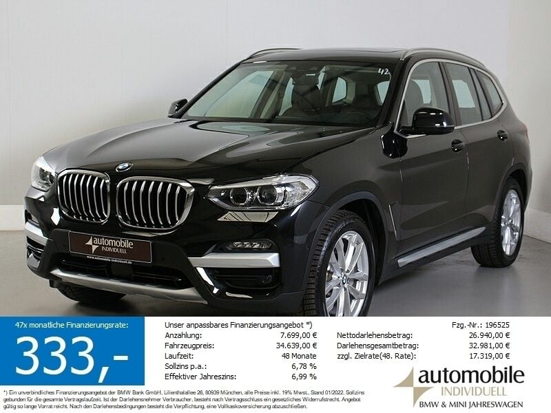 Gebraucht BMW X3 xLine 252 PS (185 kW) 2020 Schwarz SUV