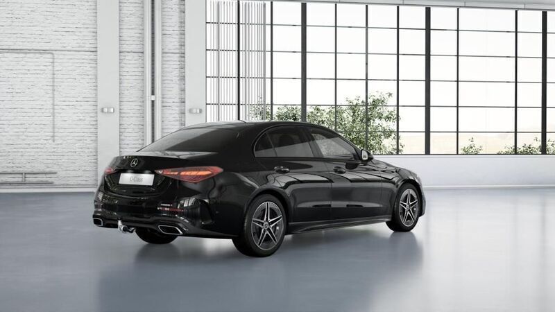 Gebraucht Mercedes C220 AMG 197 PS (144 kW) 2023 Unilack schwarz Limousine