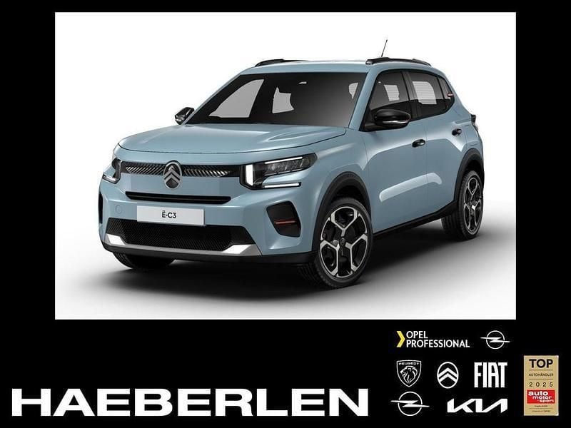 Blau (montecarloblau) Neu 2025 Citroën e-C3 Kleinwagen | 24.990 € (Guter Preis) - Bild 1/4