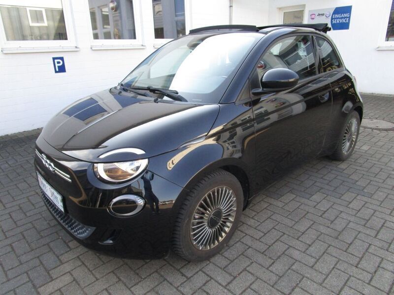Schwarz Gebraucht 2022 Fiat 500e Icon Cabrio | 21.300 € (Guter Preis) - Bild 1/4