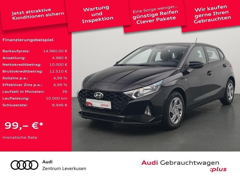Phantom black Gebraucht 2020 Hyundai i20 Select Kleinwagen | 14.980 € (Fairer Preis) - Bild 1/4