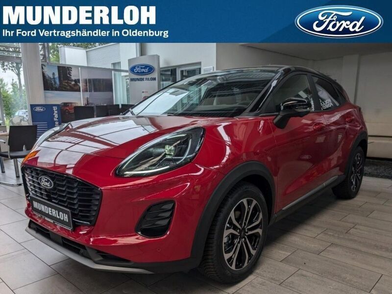 Rot Neu 2024 Ford Puma Titanium SUV | 28.990 € (Teuer) - Bild 1/4
