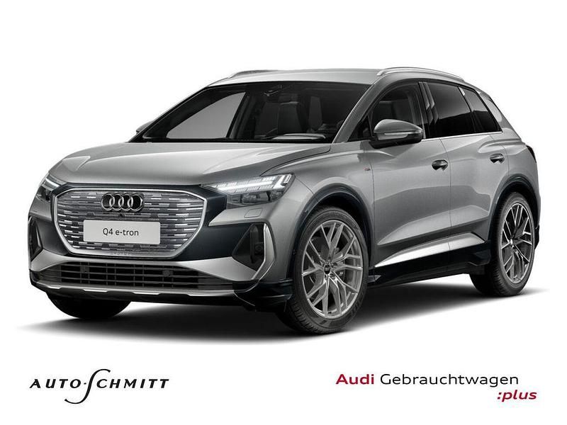 Grau Gebraucht 2022 Audi Q4 e-tron Sport SUV | 32.880 € (Guter Preis) - Bild 1/4