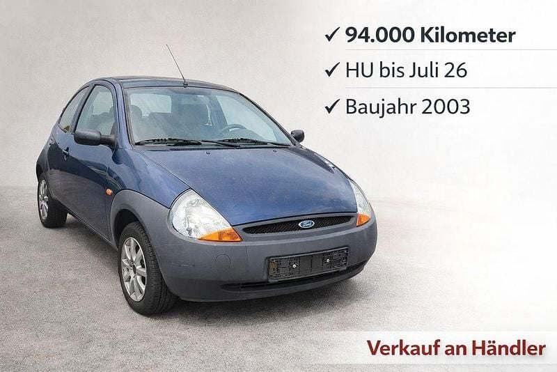 Second-hand Ford Ka 60 CP (44 kW) 2003 Albastru Hatchback