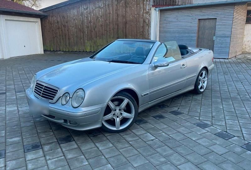 Silber Gebraucht 2000 Mercedes CLK230 Avantgarde Cabrio | 4.800 € (Fairer Preis) - Bild 1/4