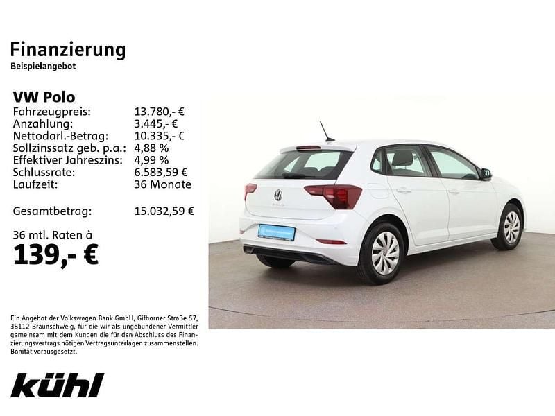 Gebraucht VW Polo Life 80 PS (58 kW) 2023 Pure white Kleinwagen