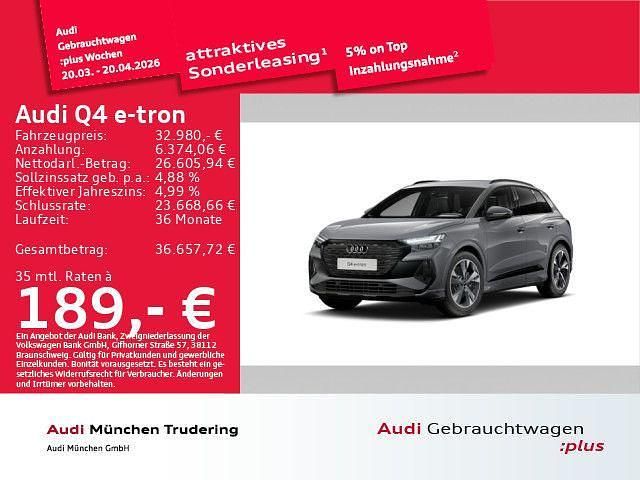 Gebraucht Audi Q4 e-tron Ambiente 150 kW (204 PS) 2023 Kieselgrau SUV