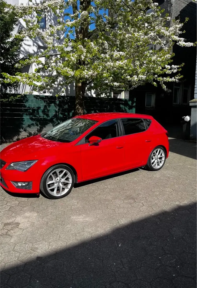 Usata Seat Leon FR 150 CV (110 kW) 2017 Rosso Berlina