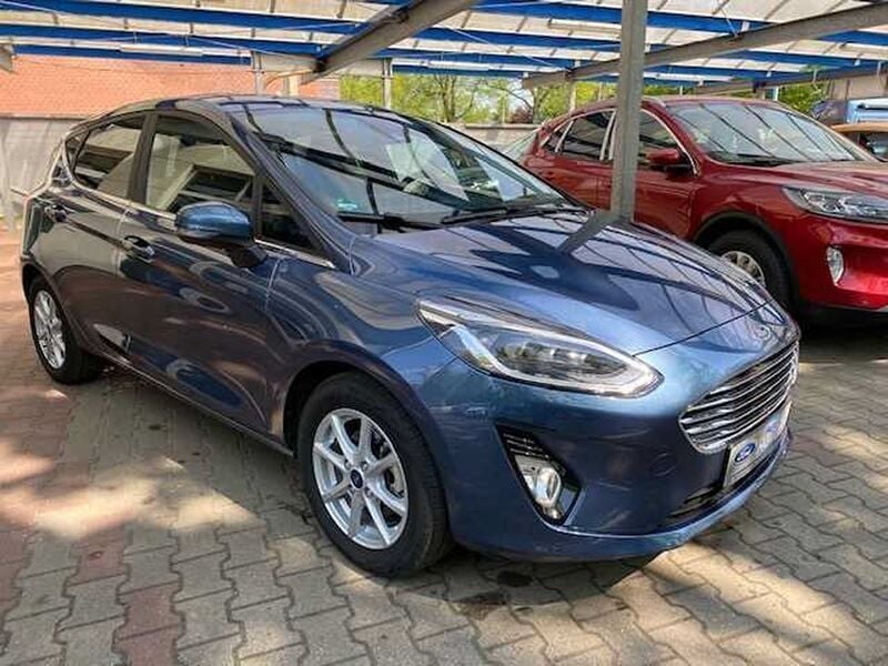Gebraucht Ford Fiesta Titanium 125 PS (91 kW) 2020 Blau metallic Kleinwagen