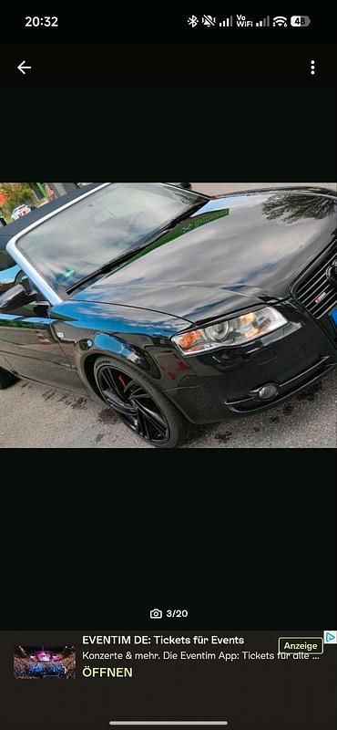 Gebraucht Audi A4 Cabriolet 256 PS (188 kW) 2006 Schwarz Cabrio