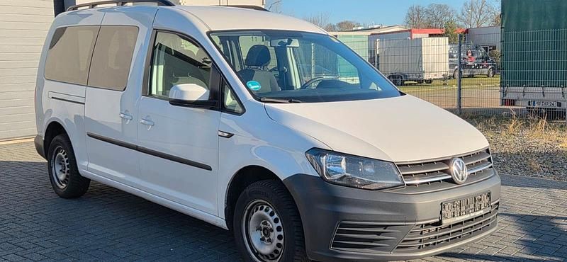 Gebraucht VW Caddy Maxi Trendline 102 PS (75 kW) 2019 Weiß Van / Kleinbus