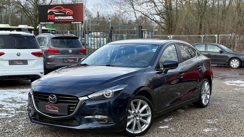 Gebraucht Mazda 3 150 PS (110 kW) 2018 Deep crystal blue Limousine