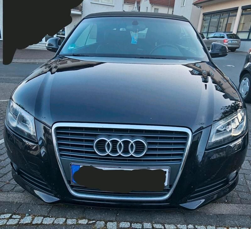 Schwarz Gebraucht 2009 Audi A3 Cabriolet S-Line Cabrio | 8.000 € (Guter Preis) - Bild 1/4