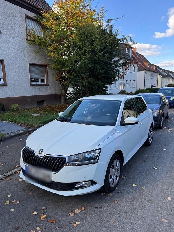 Weiß Gebraucht 2019 Skoda Fabia Ambition Kleinwagen | 9.750 € (Guter Preis) - Bild 1/4