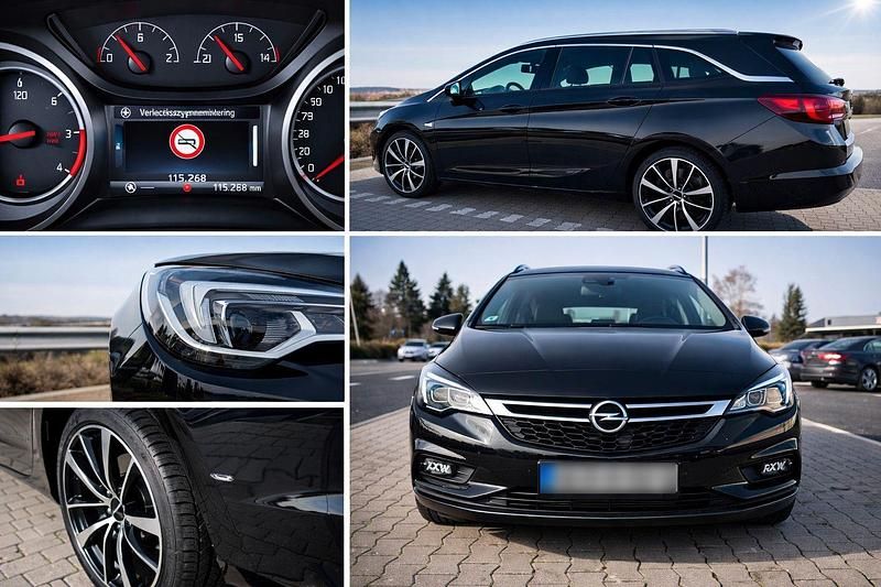 Gebraucht Opel Astra Ultimate 136 PS (100 kW) 2018 Schwarz Kombi