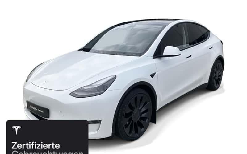 Weiß Gebraucht 2022 Tesla Model Y Performance SUV | 36.200 € (Guter Preis) - Bild 1/4