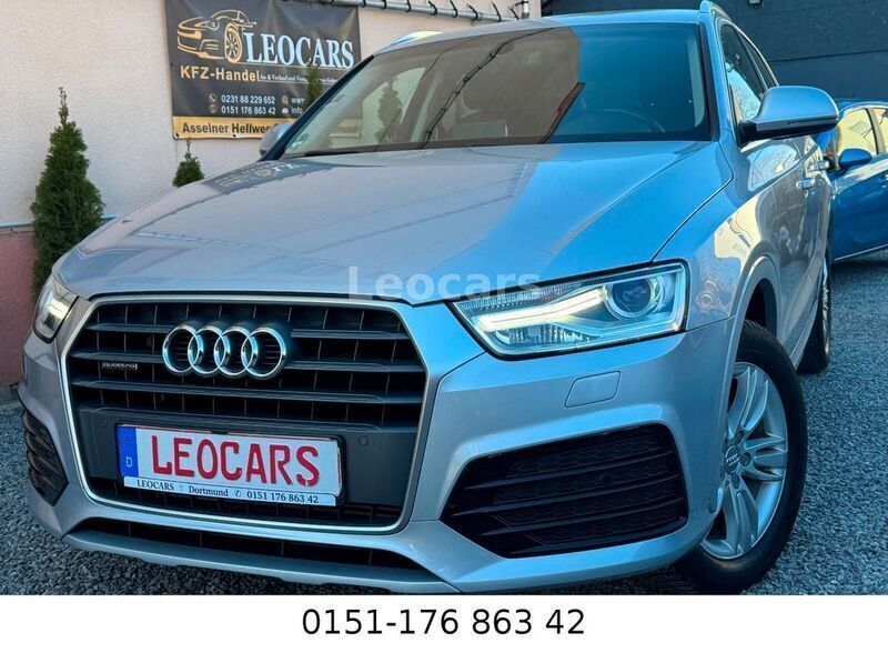 Florettsilber metallic Gebraucht 2017 Audi Q3 Sport SUV | 17.950 € (Fairer Preis) - Bild 1/4