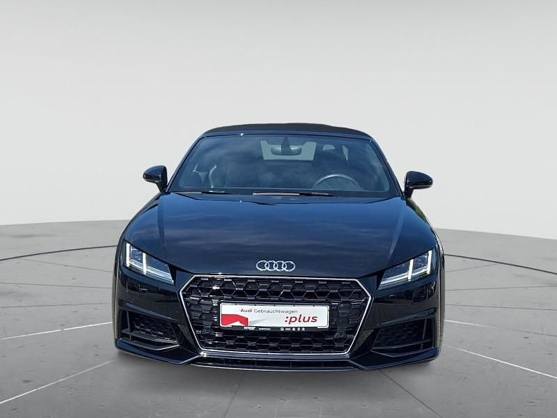 Mythosschwarz metallic Gebraucht 2021 Audi TT Roadster S-Line Cabrio | 34.880 € (Guter Preis) - Bild 1/4
