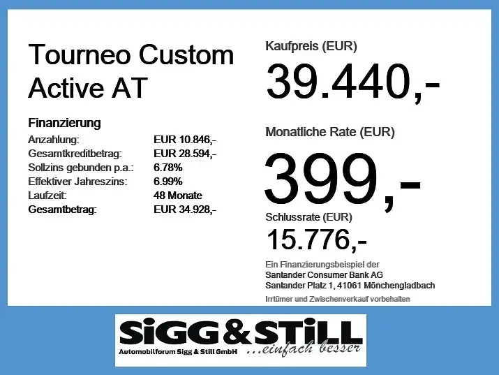 Brugt Ford Tourneo Custom Active 185 HK (136 kW) 2021 Hvid Van
