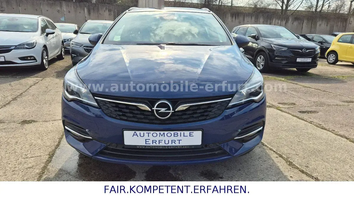 Gebraucht Opel Astra Business 122 PS (89 kW) 2020 Blau Kombi