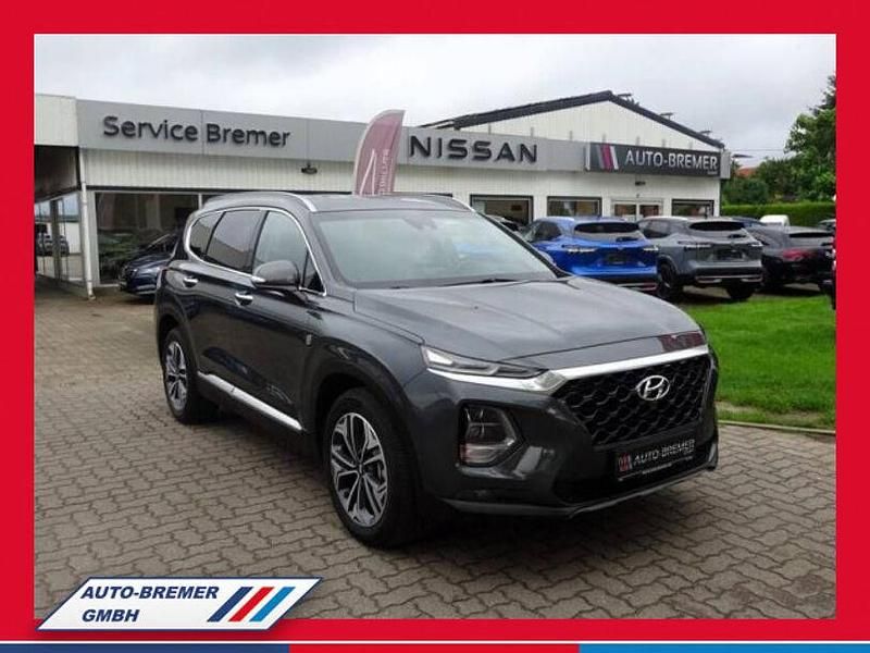 Rain forest (r2f) (metallic) Gebraucht 2019 Hyundai Santa Fe Premium SUV | 25.750 € (Etwas zu teuer) - Bild 1/4