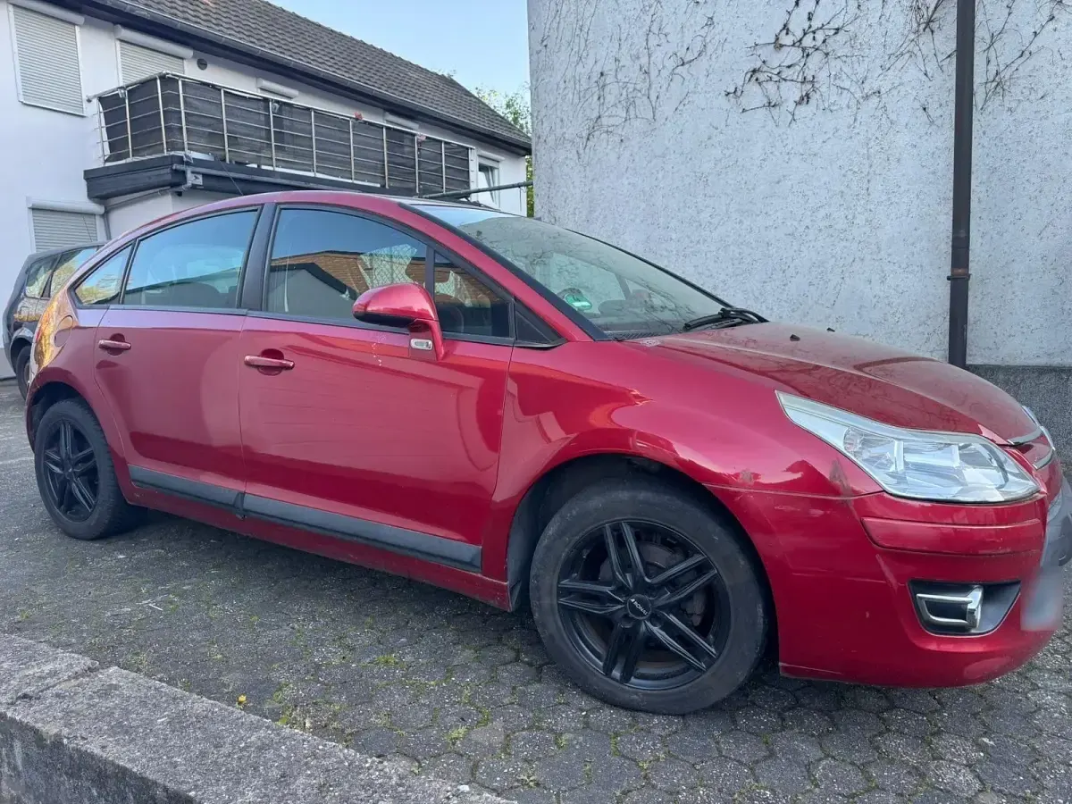 Brugt Citroën C4 Advance 88 HK (64 kW) 2009 Rød Sedan