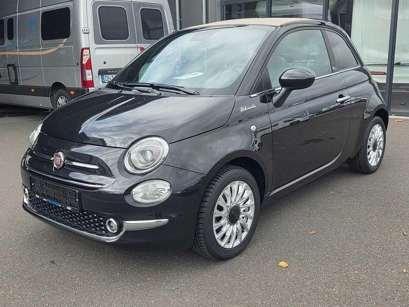 Vesuvio schwarz (metallic) Gebraucht 2022 Fiat 500C Cabrio | 11.880 € (Guter Preis) - Bild 1/4