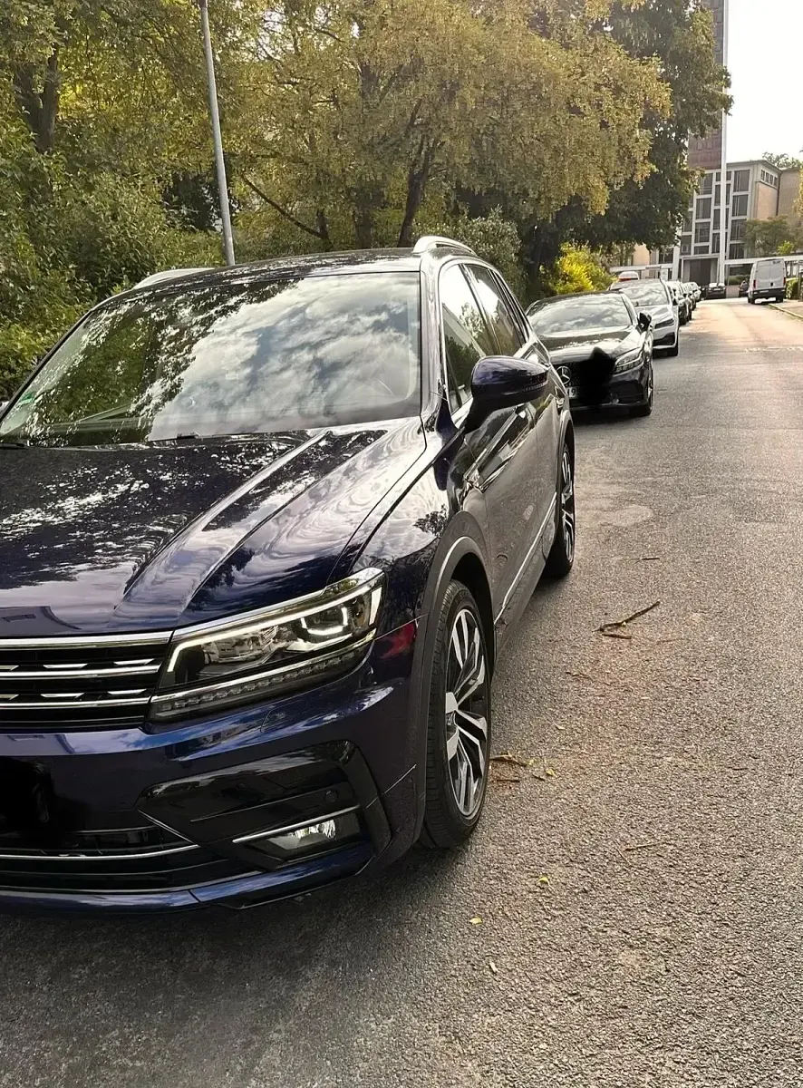 Gebraucht VW Tiguan R-line 150 PS (110 kW) 2018 Blau SUV