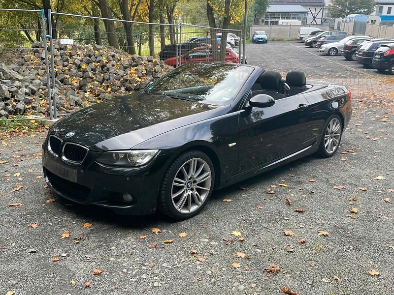 Schwarz Gebraucht 2008 BMW 320 Cabriolet M Sport Cabrio | 4.444 € (Superpreis) - Bild 1/4