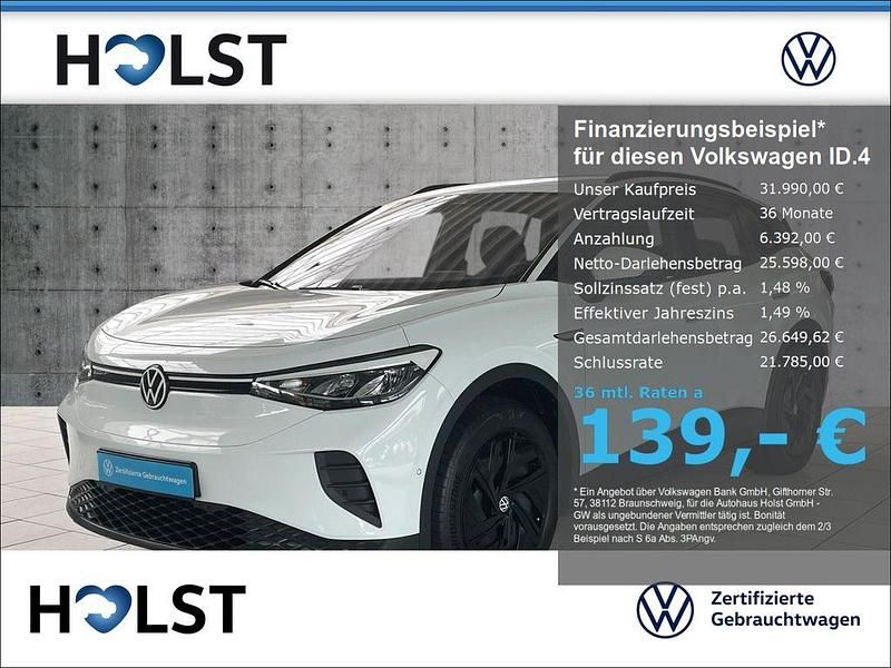 Weiß Gebraucht 2023 VW ID.4 Pro SUV | 31.990 € (Fairer Preis) - Bild 1/4