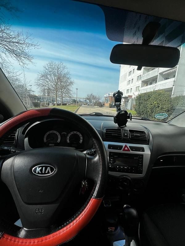 Gebraucht Kia Picanto 2008 Rot Kleinwagen