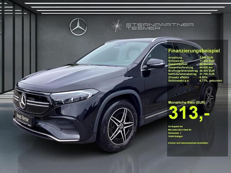 Schwarz Gebraucht 2023 Mercedes EQA250 AMG SUV | 28.980 € (Superpreis) - Bild 1/3