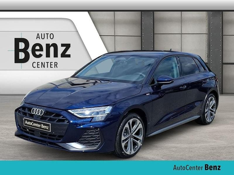 Blau Neu 2025 Audi A3 Sportback S-Line Limousine | 33.870 € - Bild 1/4