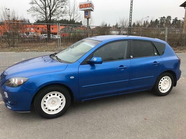 Blau metallic Gebraucht 2004 Mazda 3 Exclusive Limousine | 1.200 € (Superpreis) - Bild 1/4