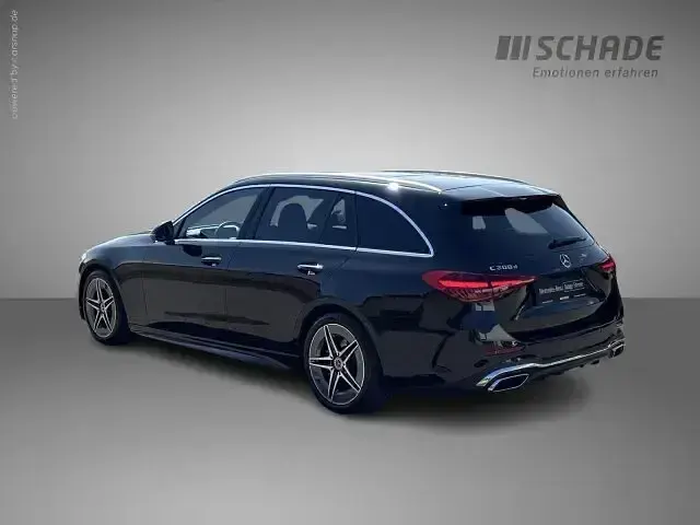Gebraucht Mercedes C200 AMG line 205 PS (150 kW) 2025 Metalliclack obsidianschwarz Limousine