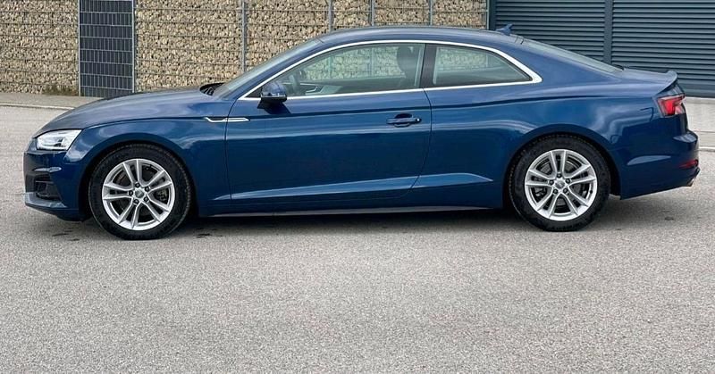 Usata Audi A5 190 CV (139 kW) 2017 Blu Coupé