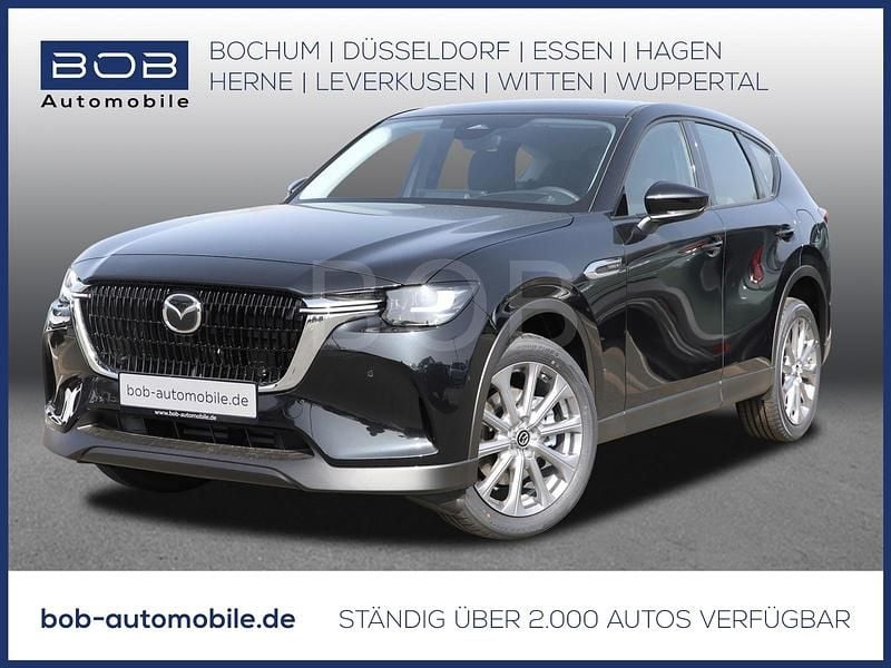 Schwarz Gebraucht 2025 Mazda CX-60 Exclusive-Line SUV | 41.443 € (Superpreis) - Bild 1/3