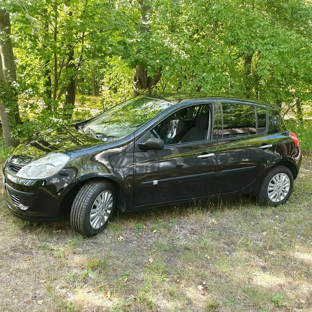 Gebraucht Renault Clio 90 PS (66 kW) 2008 Schwarz Kleinwagen
