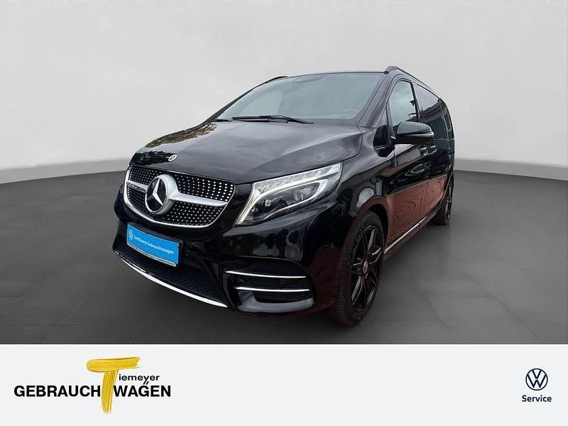 Schwarz Gebraucht 2022 Mercedes V250 AMG line Van / Kleinbus | 54.980 € (Guter Preis) - Bild 1/4