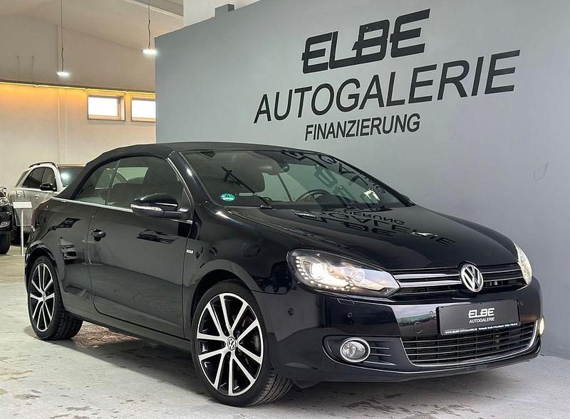 Schwarz Gebraucht 2014 VW Golf Cabriolet Cup Cabrio | 11.800 € (Fairer Preis) - Bild 1/4