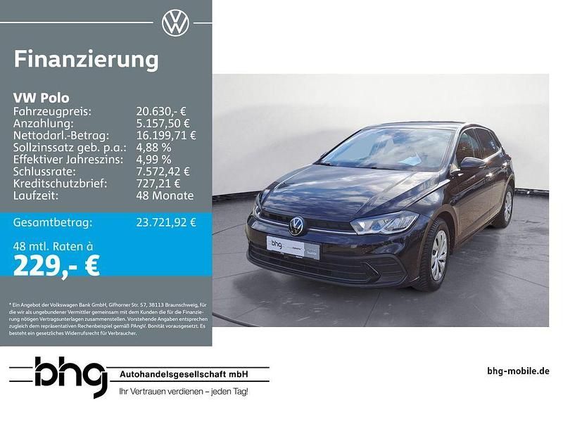 Deep black perleffekt Gebraucht 2025 VW Polo Life Limousine | 20.630 € (Fairer Preis) - Bild 1/4