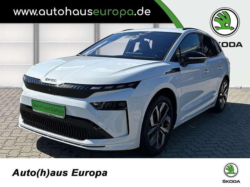 Moonweiß perleffekt Neu 2025 Skoda Enyaq iV SportLine SUV | 54.740 € (Fairer Preis) - Bild 1/4