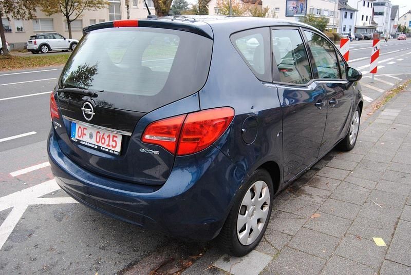 Gebraucht Opel Meriva Edition 95 PS (69 kW) 2011 Blau Van / Kleinbus