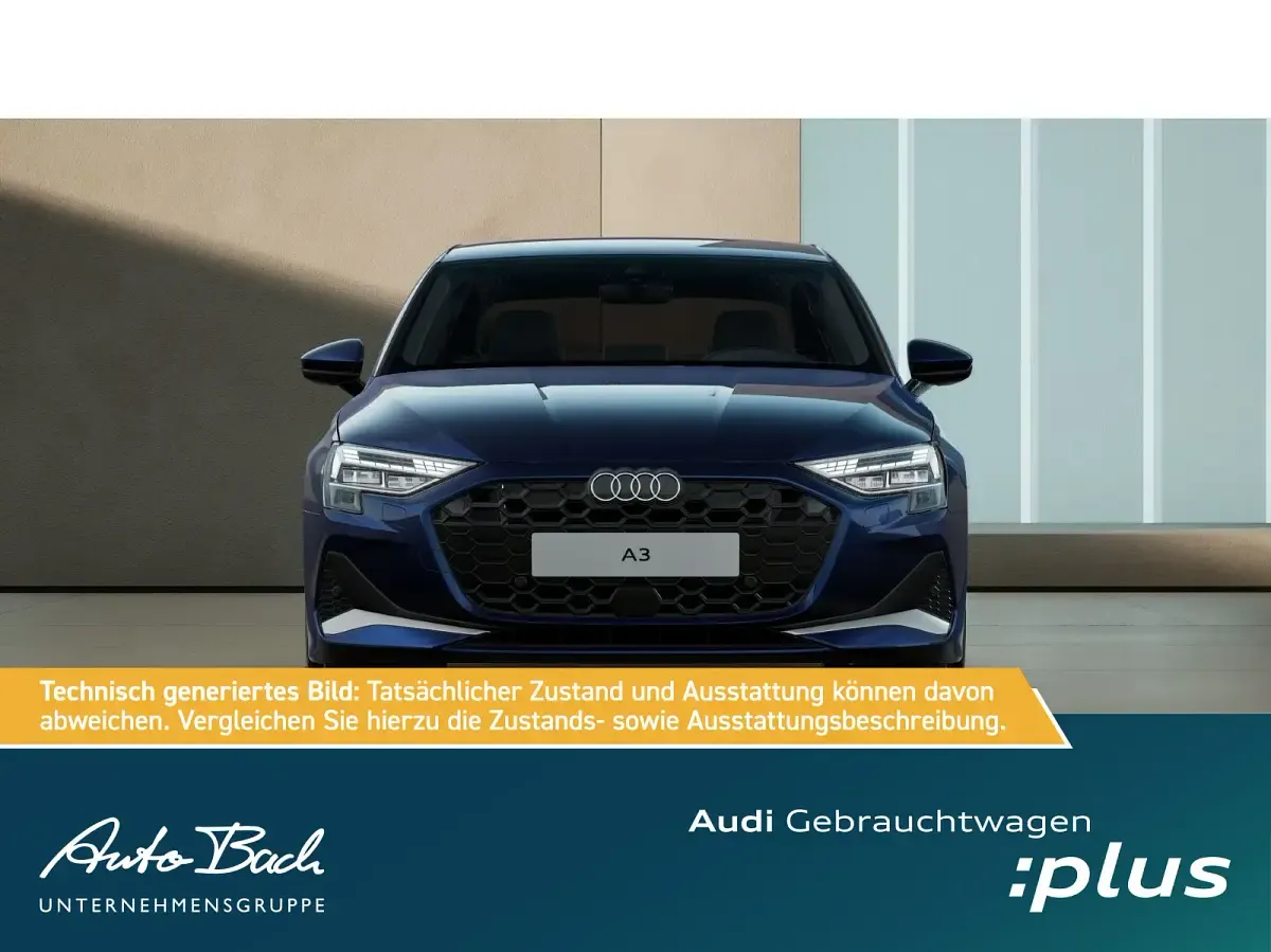 Gebraucht Audi A3 Advanced Plus 150 PS (110 kW) 2025 Navarrablau metallic Limousine